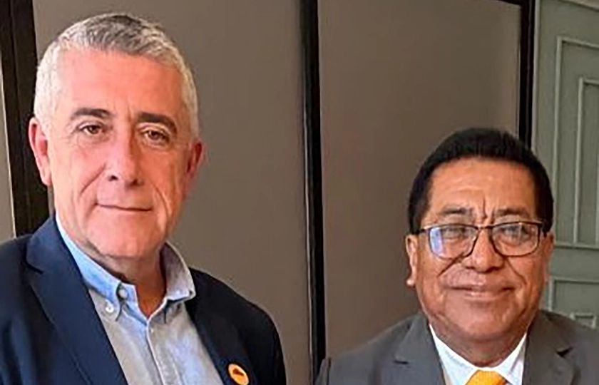 Representantes de Lambayeque (Perú) y del TSTT se proponen colaborar en el desarrollo de la Ruta Papal en Perú
