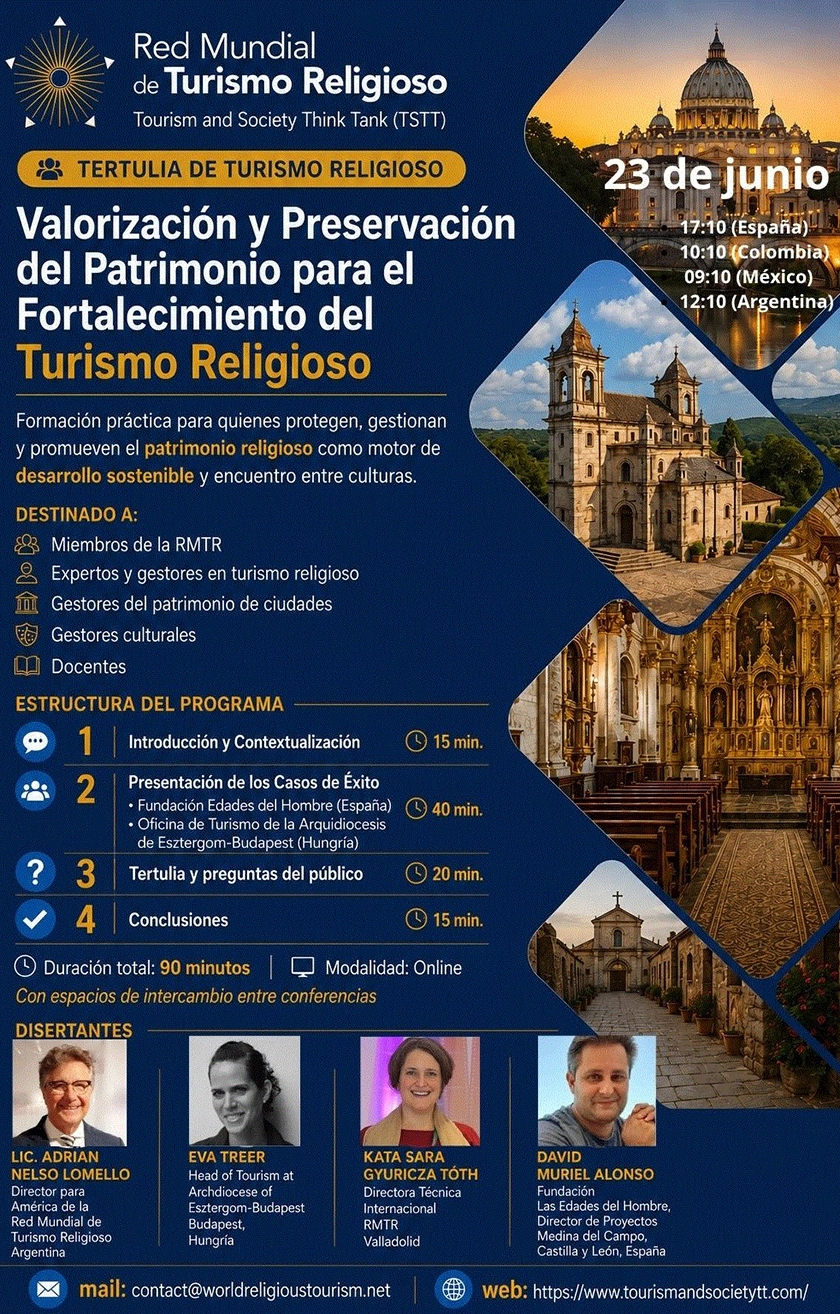 Debate internacional impulsará la preservación del patrimonio religioso