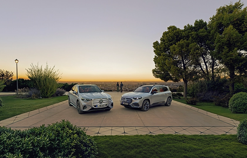 La Red de España y Portugal da la bienvenida a los nuevos SUV GLB y GLC eléctrico.