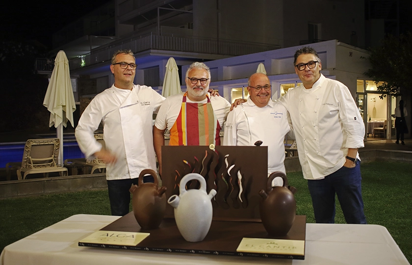 Este sábado, Carles Abellan y Oriol Balaguer volverán a cocinar juntos 30 años después en el Hotel Alga