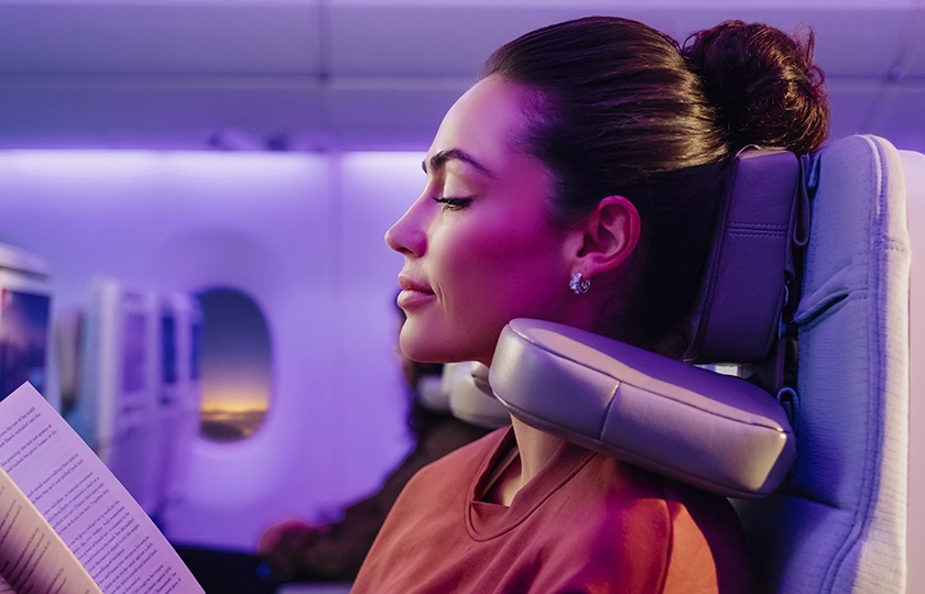 Emirates redefine los viajes en Economy Class con el primer reposacabezas U-Dream del mundo