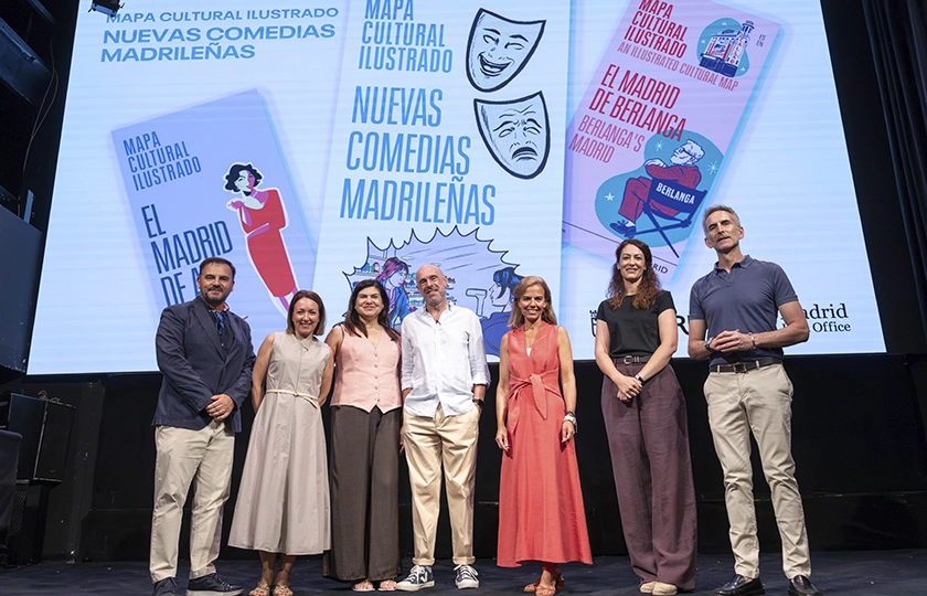 Madrid lanza un programa de rutas guiadas y el mapa cultural ilustrado ‘Nuevas comedias madrileñas’