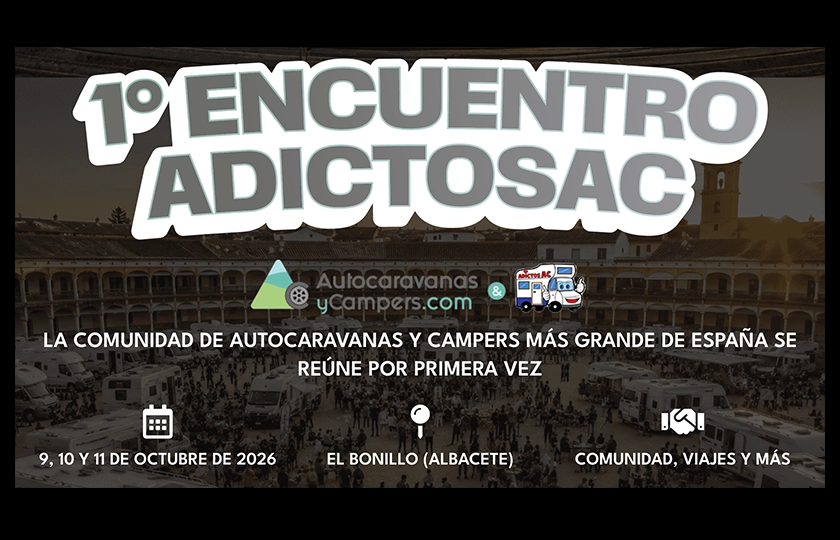 NACE EL “1º ENCUENTRO ADICTOSAC”, QUE REUNIRÁ EN ALBACETE A LA COMUNIDAD DE MÁS DE 113.000 AFICIONADOS AL CARAVANING
