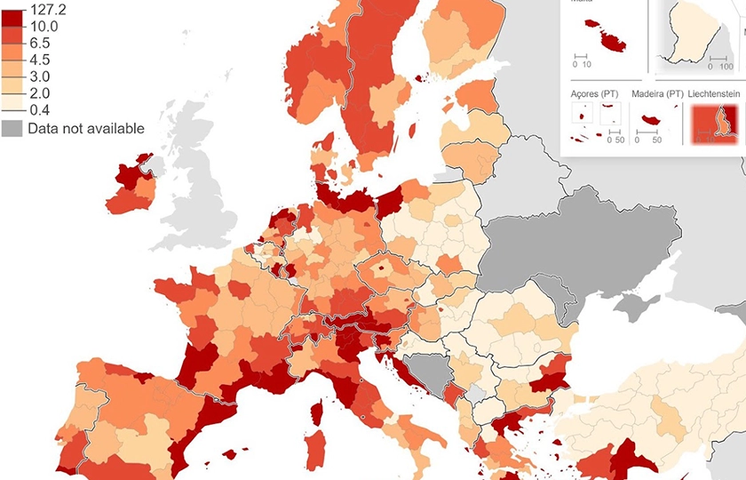Europa afronta una creciente presión turística territorial desigual
