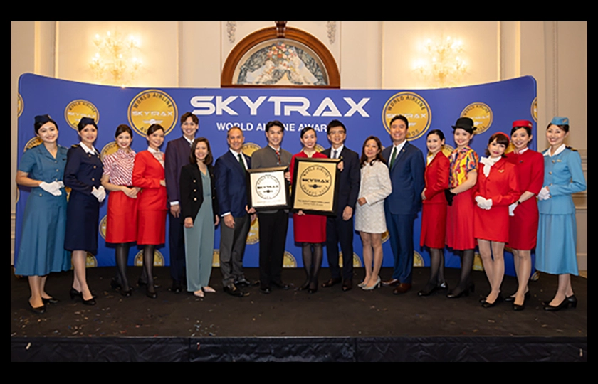 Cathay Pacific se mantiene entre las 3 mejores aerolíneas del mundo y es distinguida por su tripulación y salas VIP en los Skytrax World Airline Awards 2026