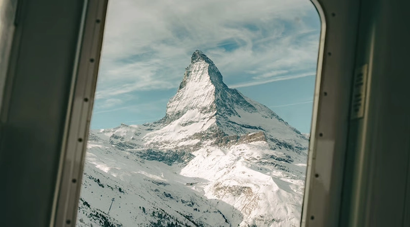 Viajar al pasado con vistas al Matterhorn