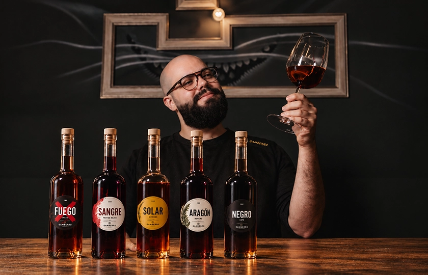 GAMBERRO RESTAURANT BRINGS ITS UNIQUE GASTRONOMIC WORLD TO A COLLECTION OF FIVE ARTISAN VERMOUTS