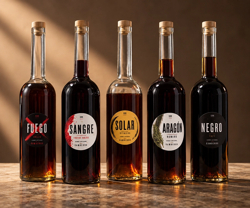 GAMBERRO RESTAURANT BRINGS ITS UNIQUE GASTRONOMIC WORLD TO A COLLECTION OF FIVE ARTISAN VERMOUTS
