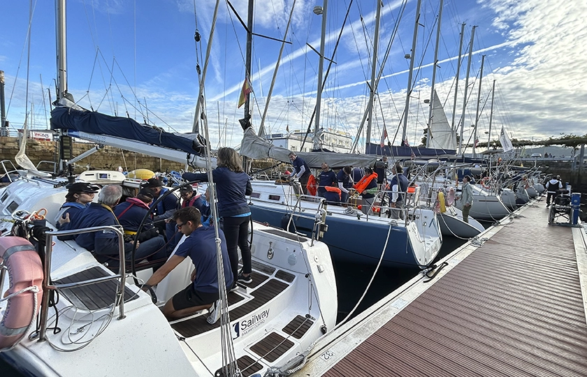 60 PERSONAS CON DISCAPACIDAD INTELECTUAL, FÍSICA O SENSORIAL PARTICIPARON EN LA V REGATA INCLUSIVA “VIGO A VELA”