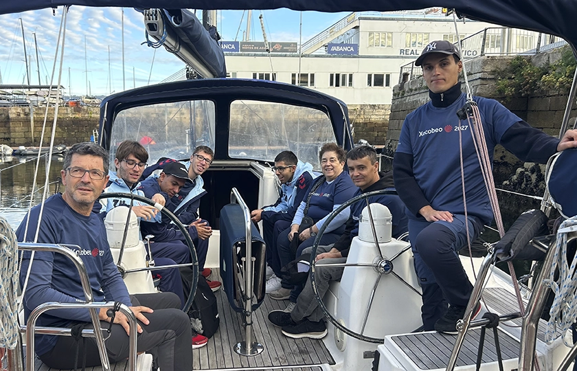 60 PERSONAS CON DISCAPACIDAD INTELECTUAL, FÍSICA O SENSORIAL PARTICIPARON EN LA V REGATA INCLUSIVA “VIGO A VELA”