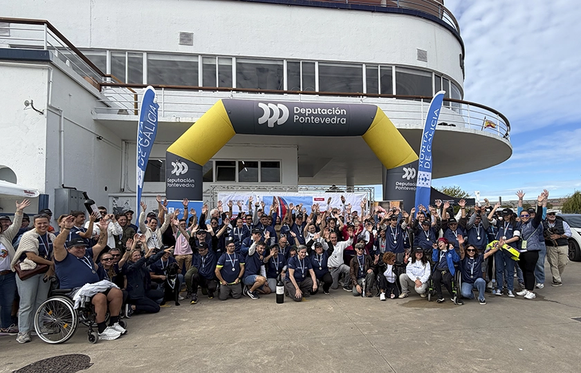 60 PERSONAS CON DISCAPACIDAD INTELECTUAL, FÍSICA O SENSORIAL PARTICIPARON EN LA V REGATA INCLUSIVA “VIGO A VELA”